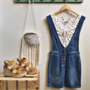 Billabong Button Up Denim Jumper Indigo